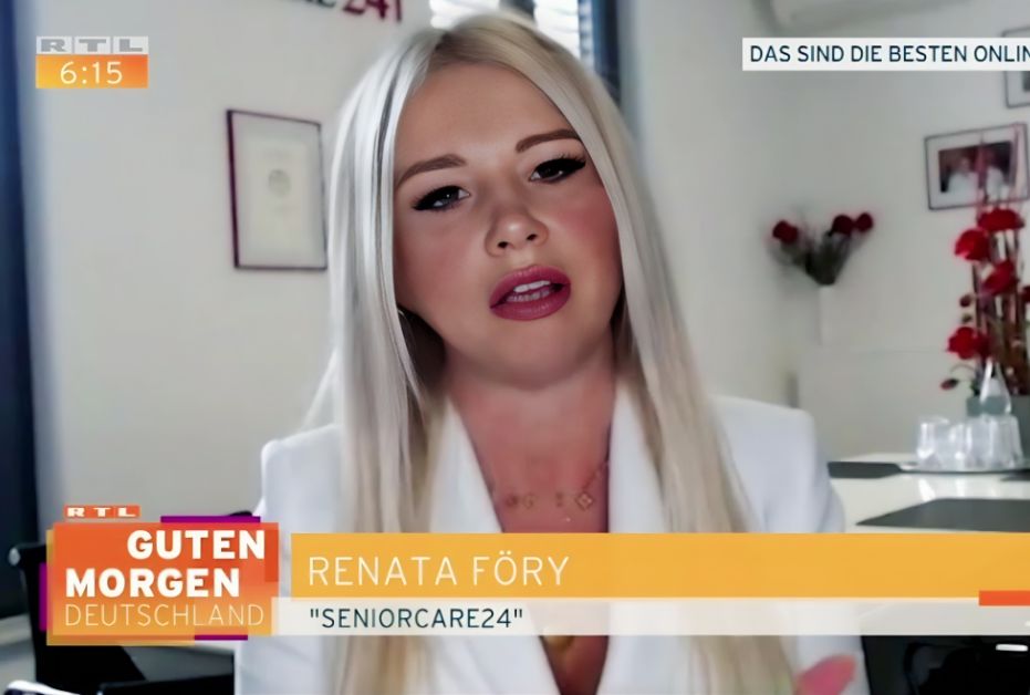 TV und Presse rund um das Thema häusliche Pflege 8 Rund um die Uhr Betreuung - Renata Föry